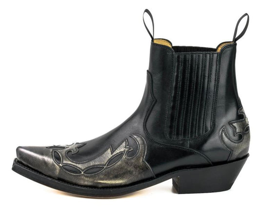 Mayura Boots 1931 in Milanelo Bone / Pull Oil Negro