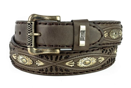 Belt in Vacuno Castaña
