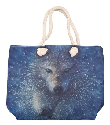 Wolf Splash - Beach Bag