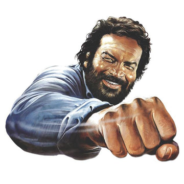 3D-Blechschilder Bud Spencer Faust