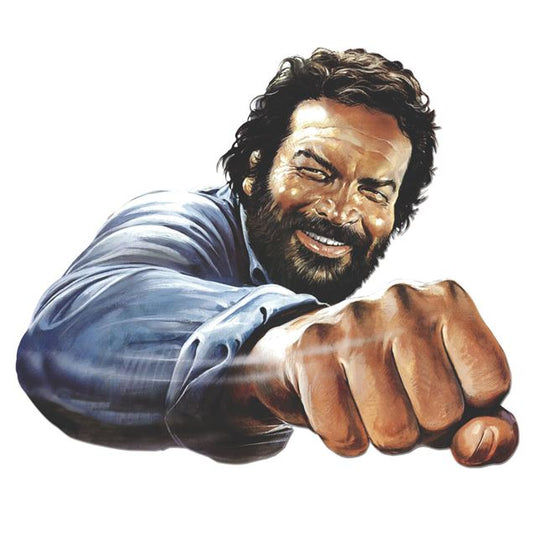 3D-Blechschilder Bud Spencer Faust
