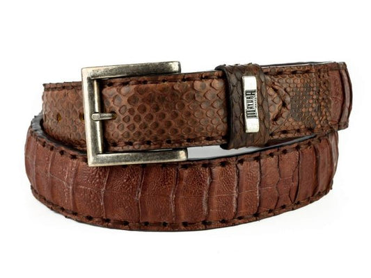 Gürtel 214 in Crocodile / Python Camel