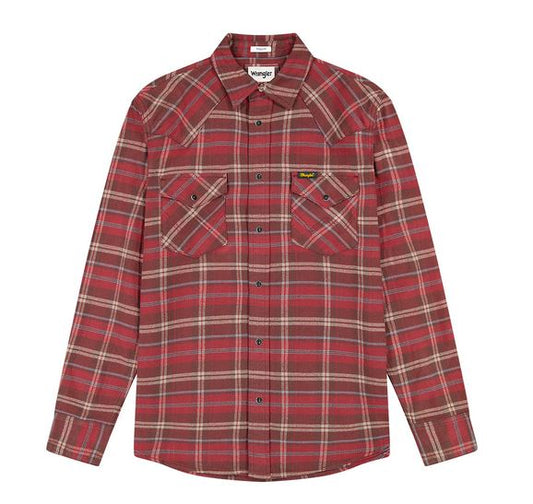 WESTERN SHIRT RUBY WINE