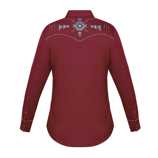 BUCK WESTERN SHIRT WINE