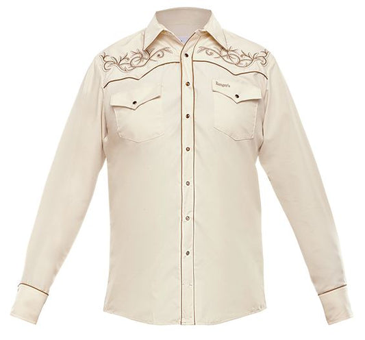 WAYLON WESTERN SHIRT BEIGE