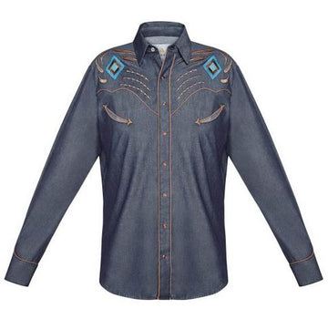 NESH WESTERN SHIRT DENIM