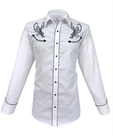 DUKE WESTERN SHIRT WHITE