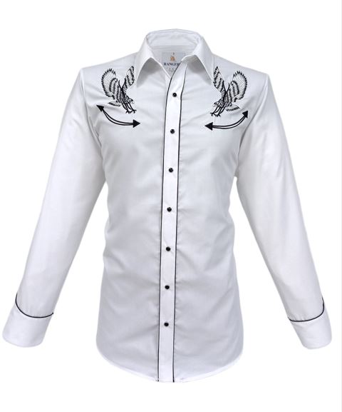 DUKE WESTERN SHIRT WHITE
