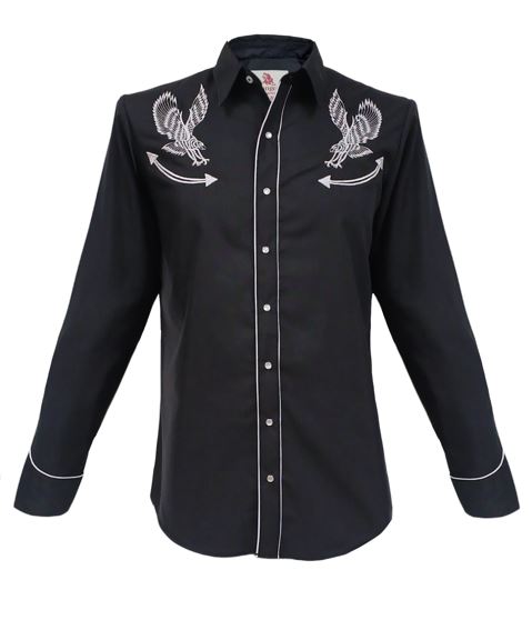 DUKE WESTERN SHIRT BLACK