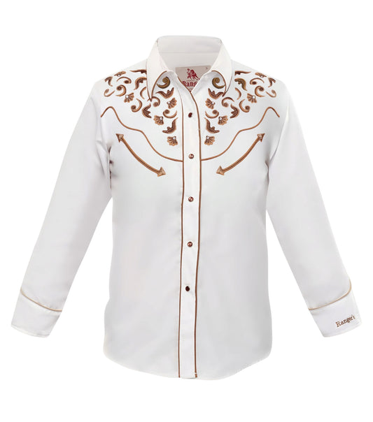 JAXON WESTERN SHIRT WHITE