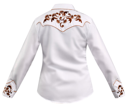 JAXON WESTERN SHIRT WHITE