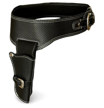 Westernholster Rindsleder schwarz