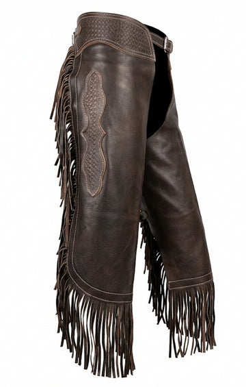 Western Chaps Rindsleder braun