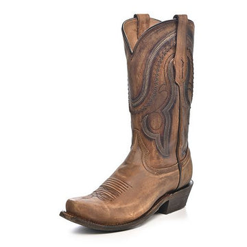 MN GOLD COWHIDENARROW SQ. TOE