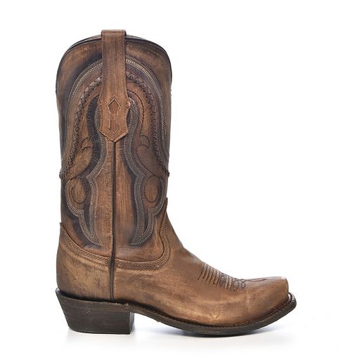 MN GOLD COWHIDENARROW SQ. TOE