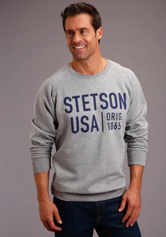 Original Stetson Sweatshirts USA Grey