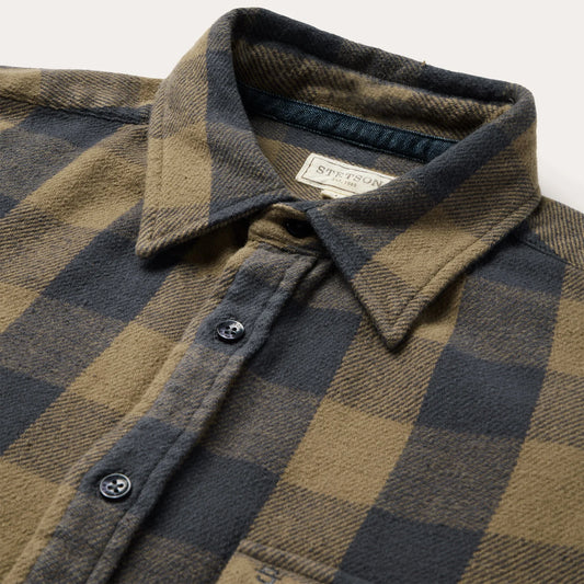 Stetson Shirt Kariert Olive