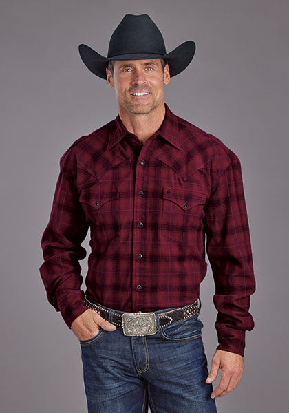 Stetson Country Herren Hemd Rot