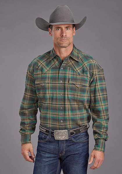 Stetson shirt Checkered Green