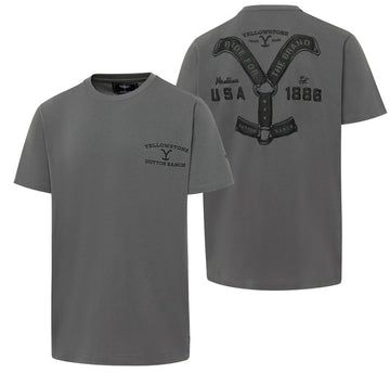 YELLOWSTONE T-Shirt Ride for the Brand grey