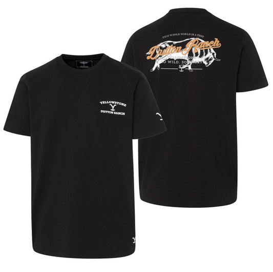 YELLOWSTONE T-Shirt so wild so angry black