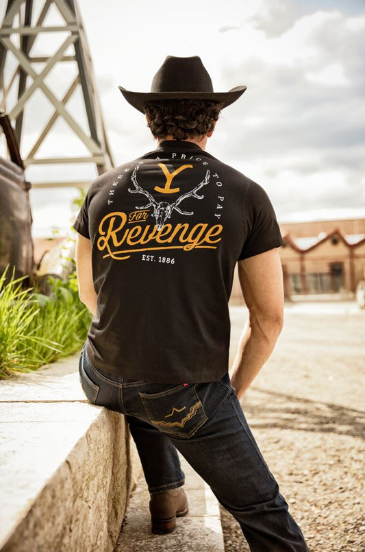 YELLOWSTONE T-Shirt For Revenge black