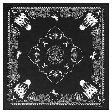 YELLOWSTONE BANDANA-16 - black