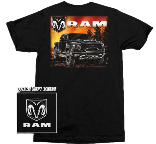 RAM SUNSET CLOUDS TEE