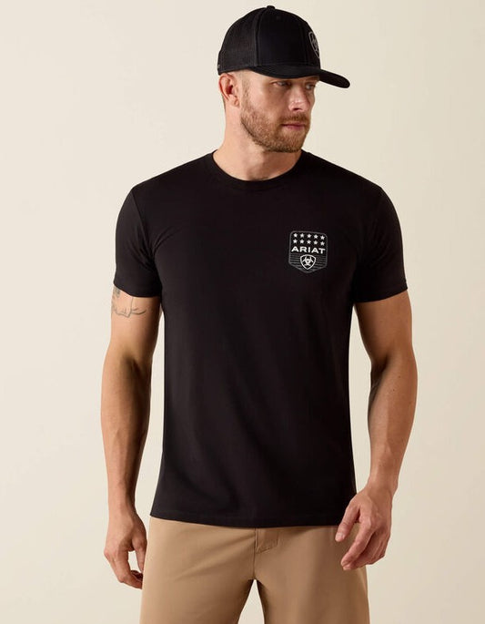 Ariat Stripe Patriotic Badge T-Shirt