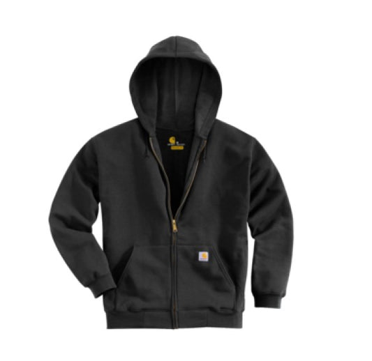 Marquette Zip Hoodie Black